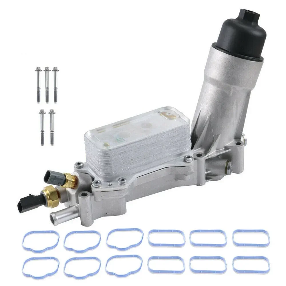 Aluminum Engine Oil Cooler Filter 68105583AF 5184304AE 926-959 for Dodge Journey Challenger Jeep Grand Cherokee Wrangler 3.6L V6 oil cooler kit