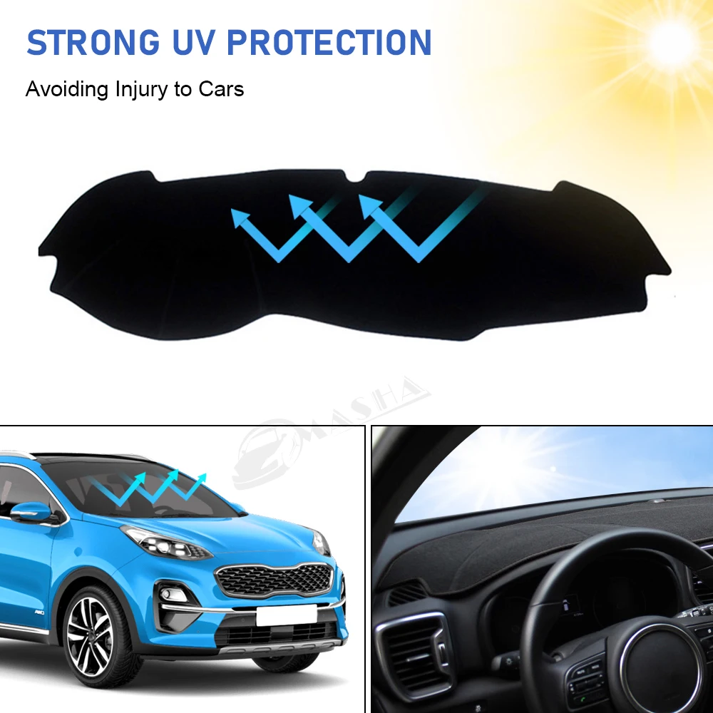 Premium Anti-UV Non-Slip Dashboard Cover Mat