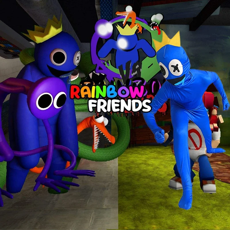 Roblox Rainbow Friends Cosplay Costume Kids Adults Halloween