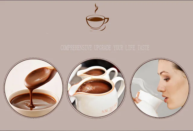 Hot Chocolate Machine Chocolate Dispenser Rotary Blender Mixer Warmer for  Chocolate Milk Coffee Cocoa Dispenser