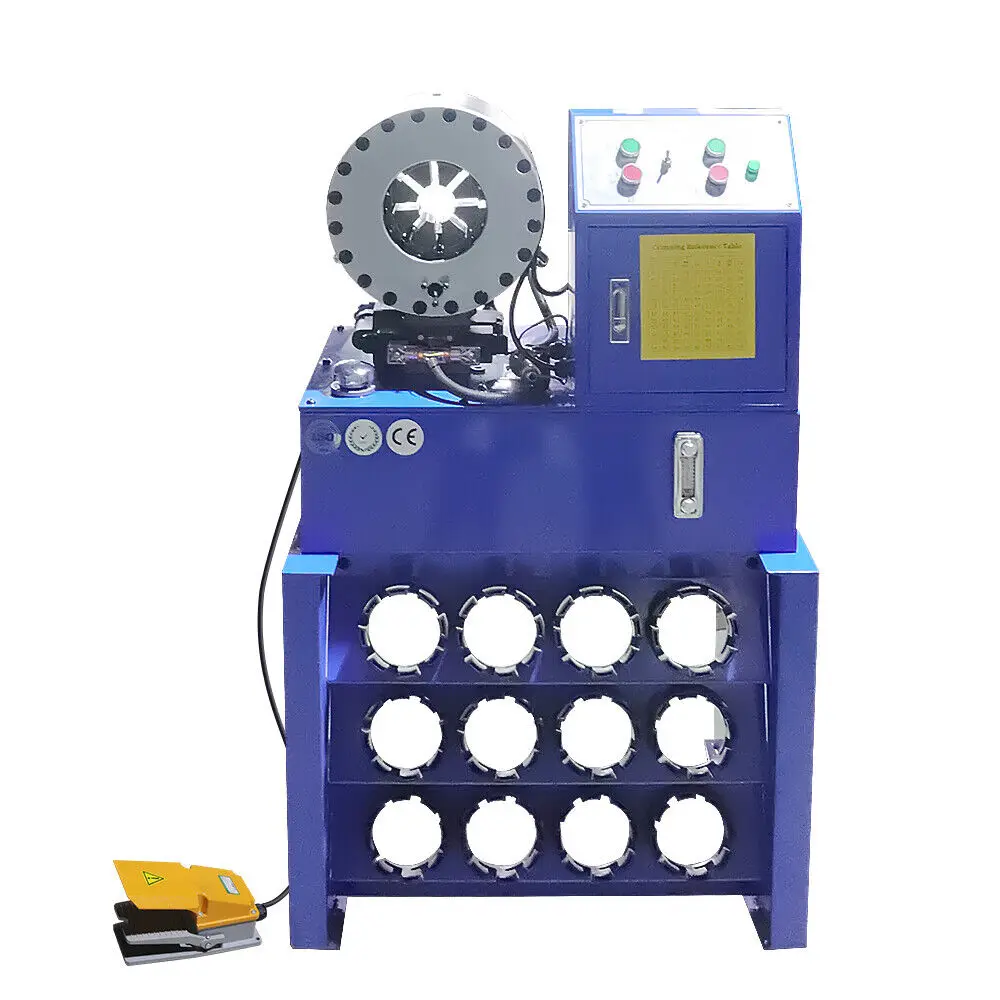 Hydraulic Hose Crimping Machine, Hose Pressing Machine for Rubber Hose, Quick Change, 6 Patent, 1, 4 ''-2'', Factory Sales 3