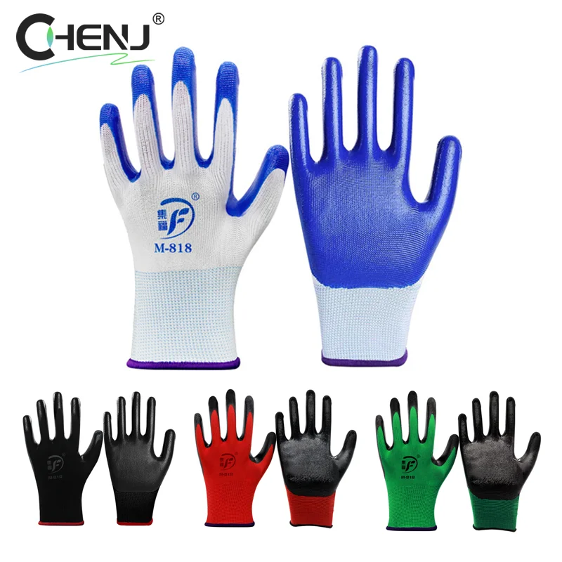Winter Warm Tire Rubber Wear-resistant Anti-slip Labor Protection Gloves Nitrile Gloves Construction Gardening 1pairs work gloves nitrile gloves protective gloves gardening gloves