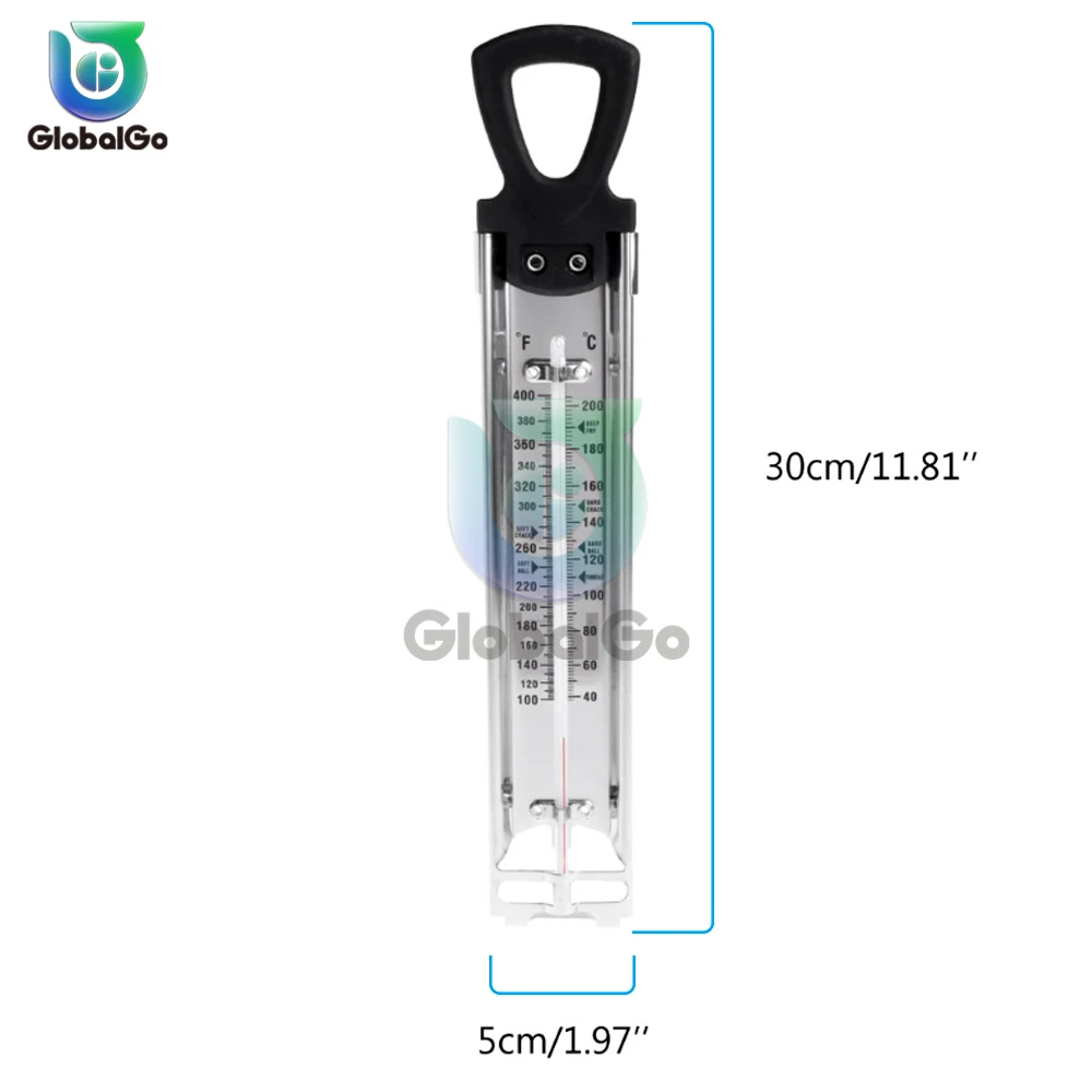 Stainless Steel Kitchen Craft Cooking Thermometer For Jam Sugar Candy Liquid Boiled Sugar Thermometer Tool Instrumentation 4