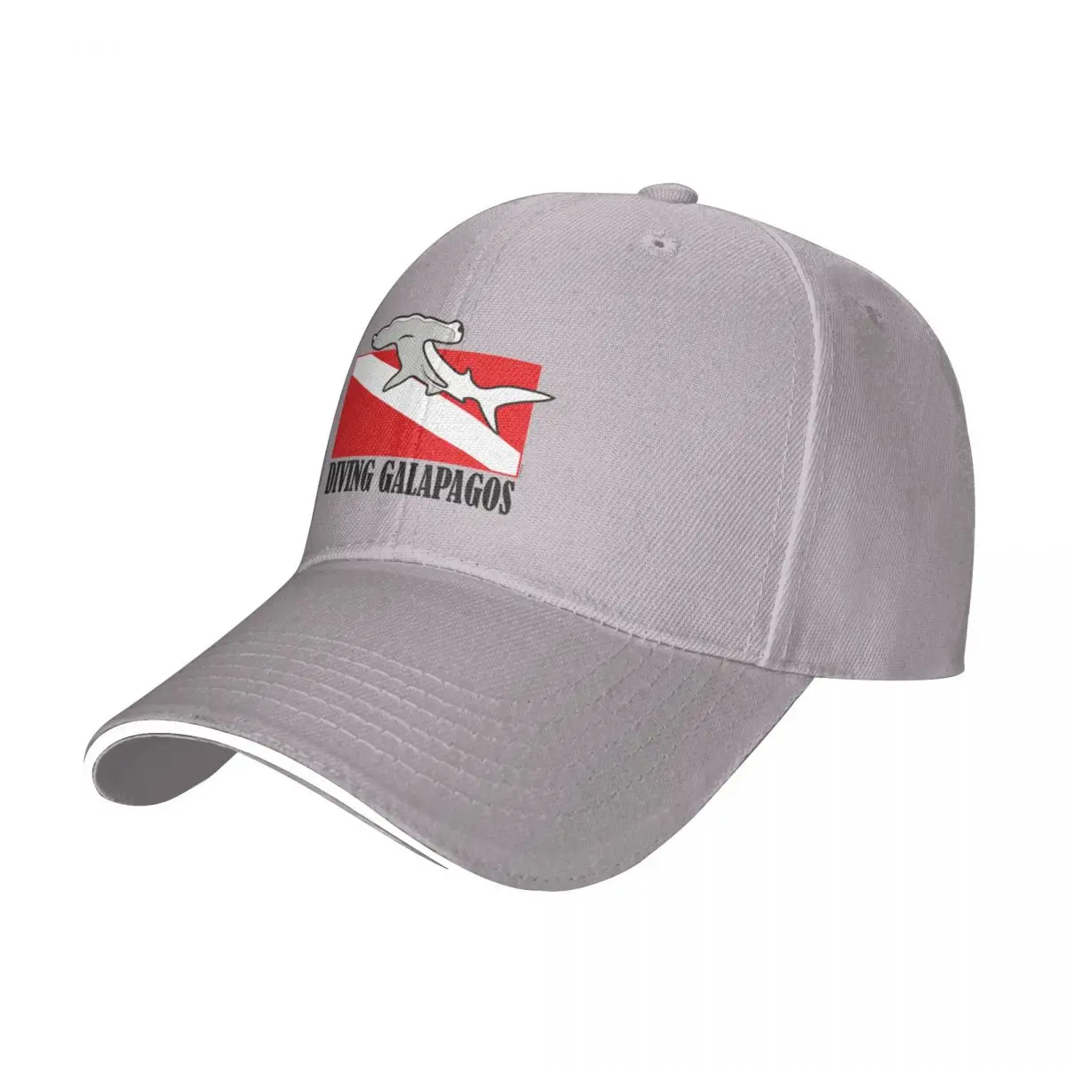 

New Galapagos Diving with Hammerhead Shark Baseball Cap Sun Cap Trucker Hat Hat Man Luxury Luxury Brand Mens Tennis Women'S