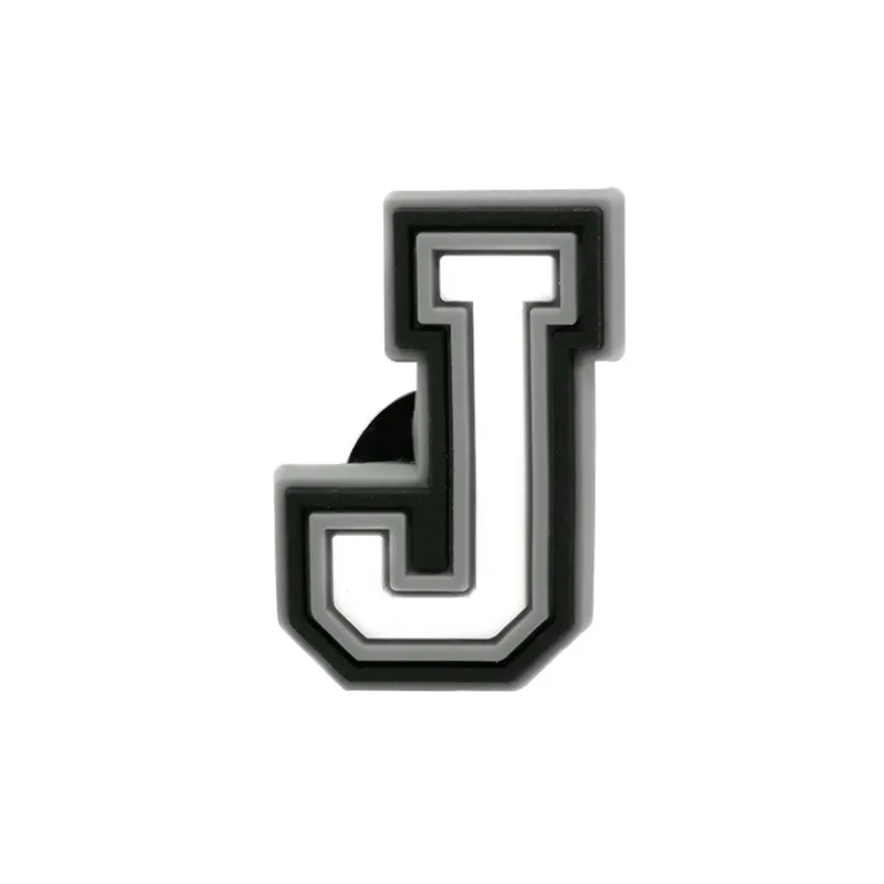 Wholesale PVC Shoe Accessories - White Letter Name Badges for Clogs, Pins, and Decorations