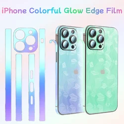 Luminous Glow - in - the - Dark UV Film Screen Protector with Back Cover Border - iPhone 15 Plus