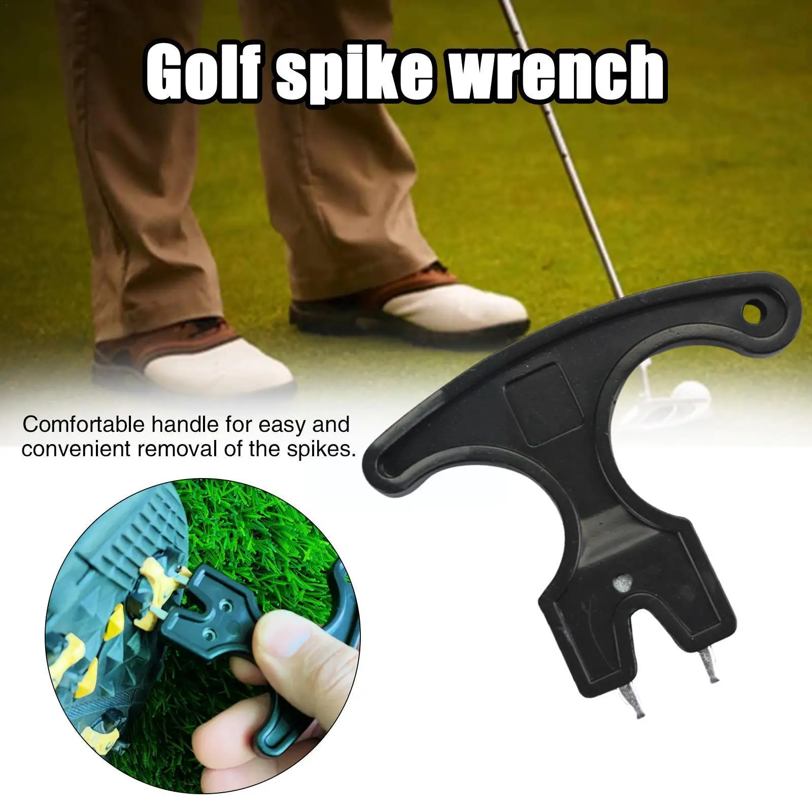 

1pcs Golf Spikes Wrench Universal Screw In Out Spike Golf Aids Accessories Shoes Tranning Replacement Tool Golf P0J9