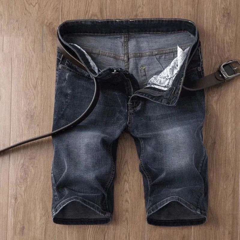 

Шорты мужские джинсовые прямые, повседневные Модные свободные короткие штаны, лето 2022