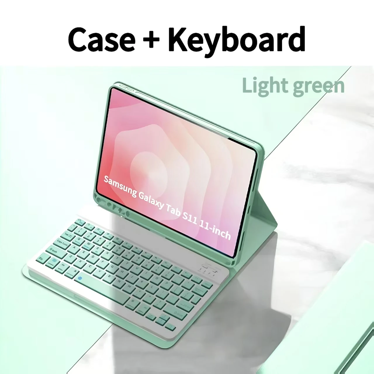 Premium Wireless Keyboard Cover for 11-Inch Tablet, Enhanced Protection & Functionality