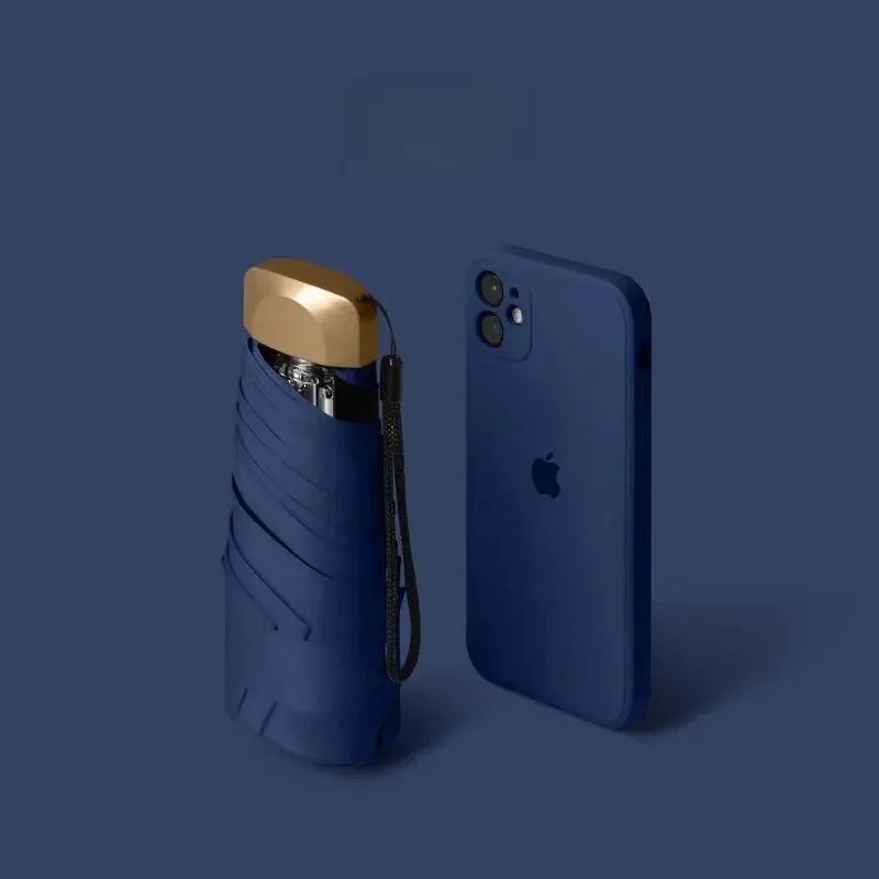 50% off flat umbrella-deep sea blue