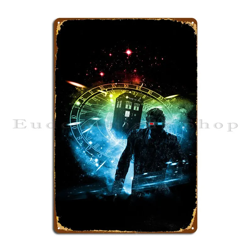 

Металлический знак Gallifreys Run, настенная индивидуальная настенная пещера, персонализированный фотоплакат