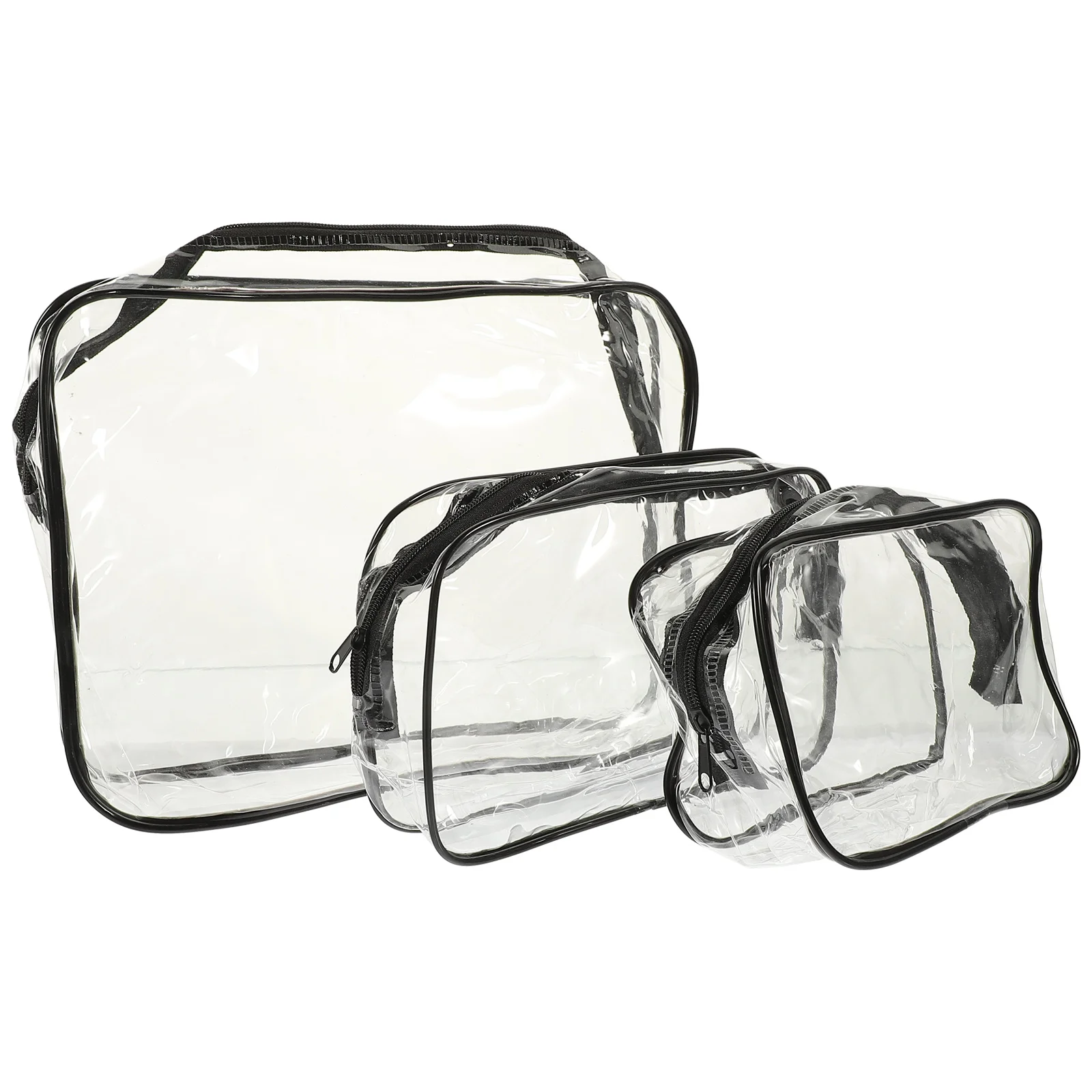 

3 Pcs Waterproof Makeup Pvc Storage Bag Container Sports Portable Travel Cosmetics Toiletry Organizer Miss