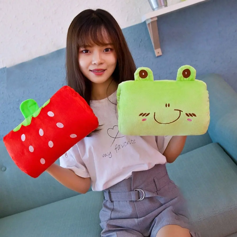 Winter Hand Warmer Pillow Soft Plush Hand Warmer Pillow Office Nap Cute Animal New Year Gift Plush Toy