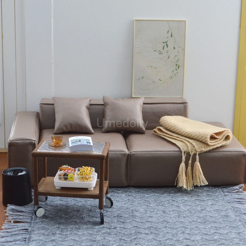 Sofa Dollhouse Furniture Scale 1/6 Scale BJD Blyth Sofa Simulation