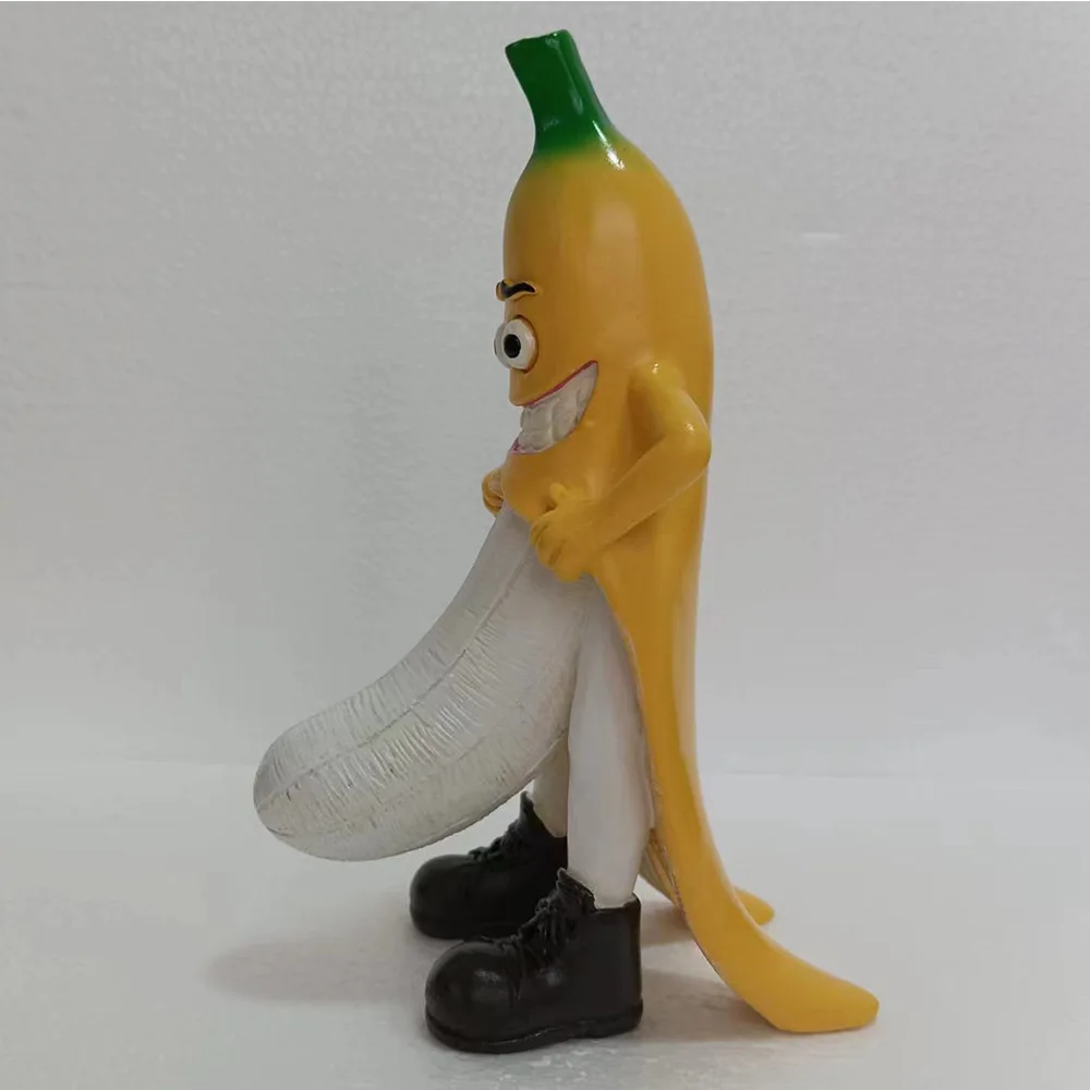 

New Mr. Banana Ornament Spoof Evil Resin Crafts Tabletop Decoration Gift Living Room Decoration Home Decoration Accessories Home