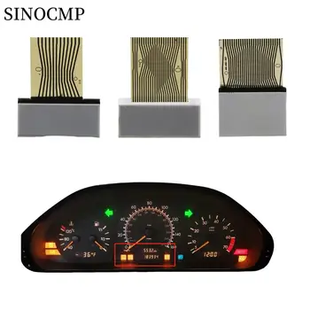 3Pcs Dashboard LCD Screen For Mercedes-Benz W202 W210 W208 R170 1998-2002 Left Middle Right Car Gauge Sets Dash Panels 1