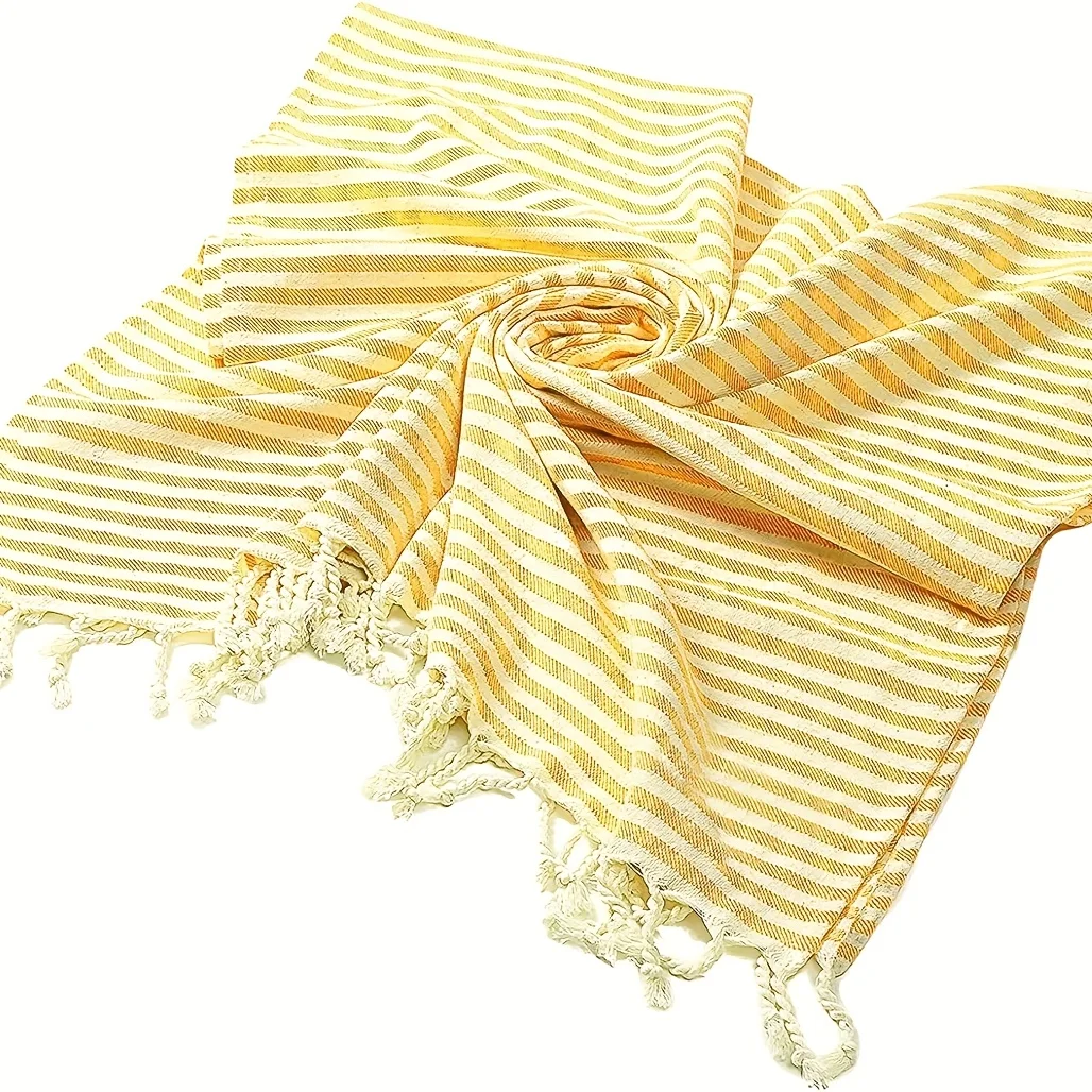 TURKISH Classical Series Beach Towel | 71 x 39 in | Extra Large Wearable Turkish Bath Towel | Made in Turkey | Premium Luxury St