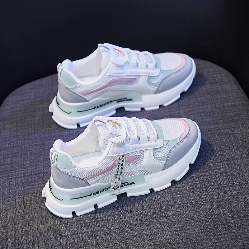 

Женские кроссовки Tenis Feminino 2023, сетчатые дышащие удобные туфли для мам, мягкая теннисная модная женская обувь, Zapatos De Mujer