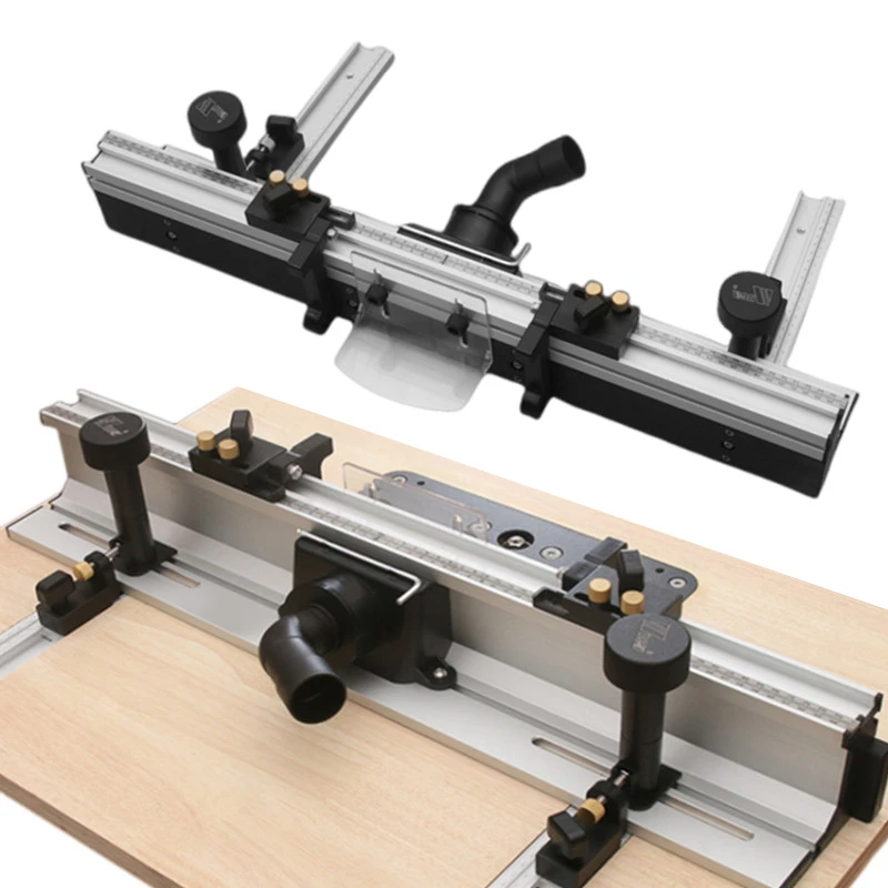 Deluxe Router Table Fence System 700mm Aluminium Profile Ttracks