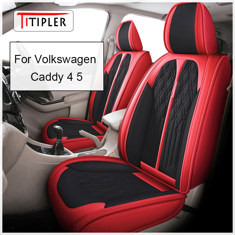 Coprisedile Auto Titipler Per Vw Caddy 4 5 Sba Sbh Saa Sah 2015-2022 Accessori Auto Interni (1 Sedile)