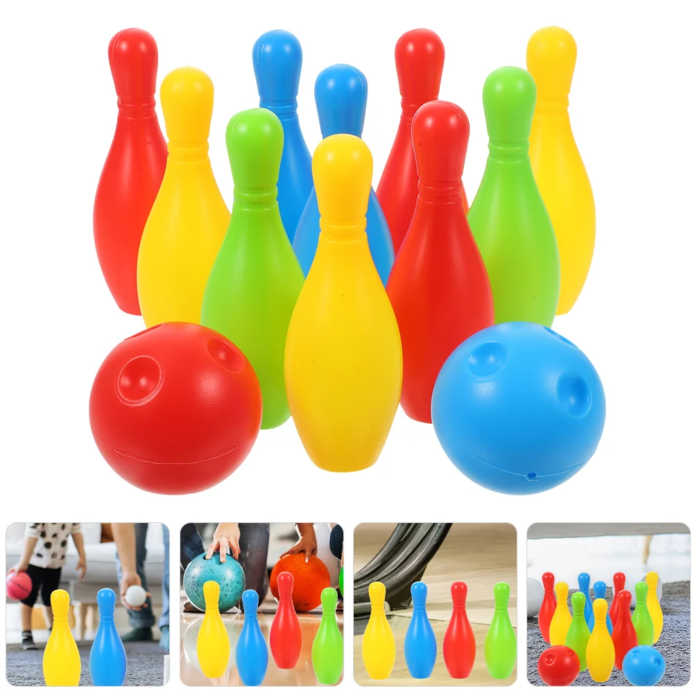 1 Set Kids Bowling Toy Educational Bowling For Kids Indoor Toddler Set Toy Games Plastic Toys Game Entertainment