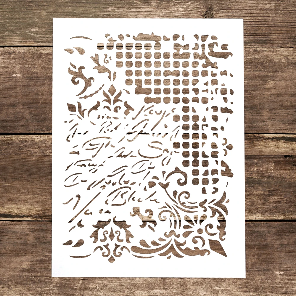 Description Picture 2 of itemA4 Size DIY Craft Layering Harlequin Stencil For Wall Painting Scrapbooking Stamping Album Decorative Embossing Paper Card