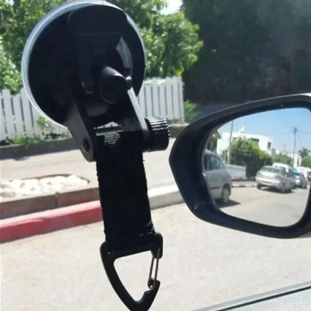 1/4PCS Tent Suction Cups Buckle for Car Side Round/Triangular Awning Anchors Outdoor Camping Tent Suckers Anchor Securing Hook