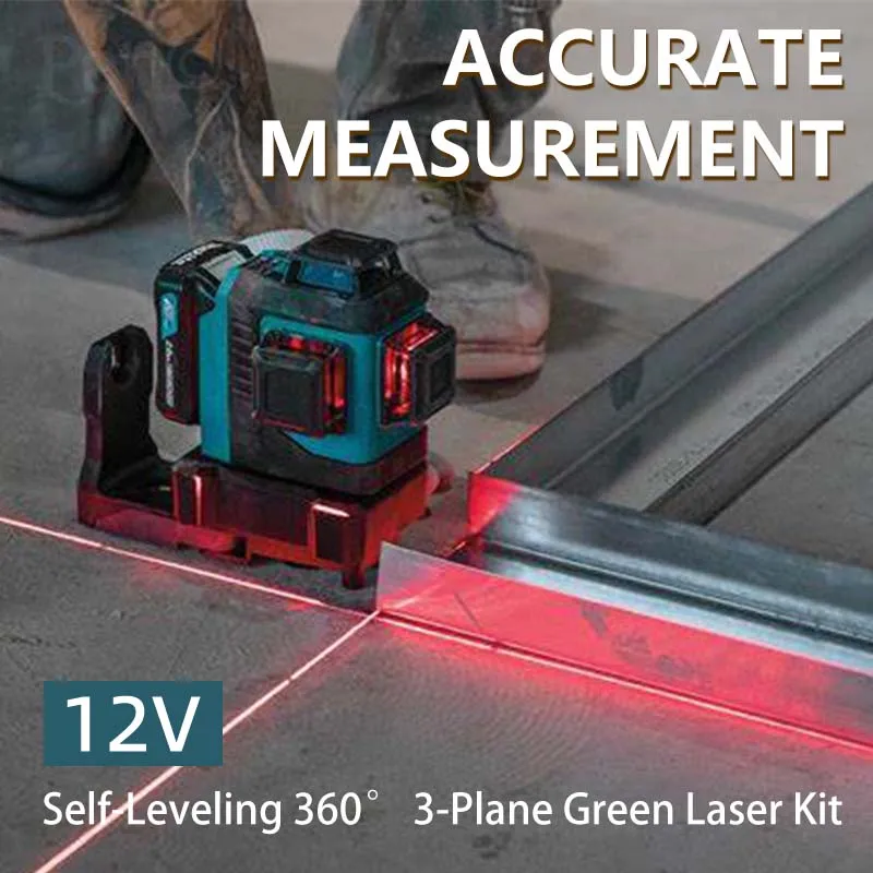 Makita High-Precision 16-Line Level Green Light Laser High-Precision Portable herramientas para construccion laser 360 2