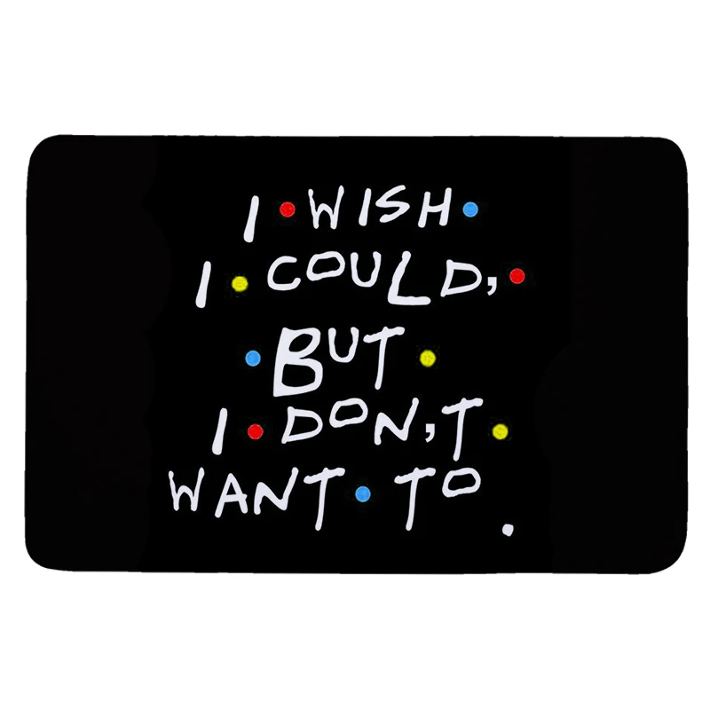 

Entrance Door Mat Classic Friends TV Show Floor Rug Carpet Bedroom Kitchen Door Decorative Welcome None-slip Door Mat Alfombra