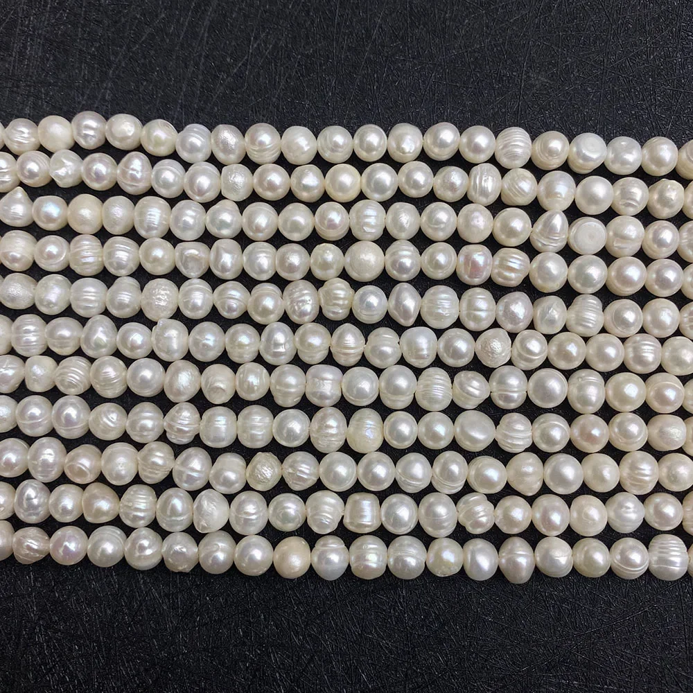 2-3mm Small Natural Freshwater Pearl Bead Nearly Round A Grade Beads for Jewelry Making DIY Bracelet Necklace Earrings 2mm Mini