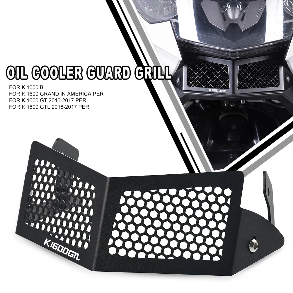 2023 Per Bmw K1600Gt K1600Gtl K1600B K 1600 K 1600 Gt L Moto Radiatore Dell'Olio Guard Grill Griglia Del Radiatore Copertura Della Protezione K 1600 G