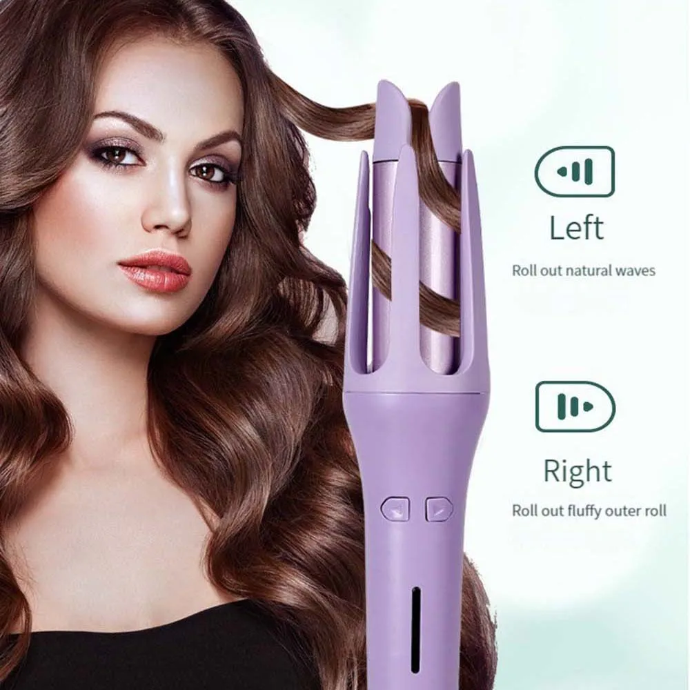 Two Way Automatic Rotation Curler Four Gear Controllable Ceramic Curler Anion Hair Care Curling Stick Professional Modeling Tool