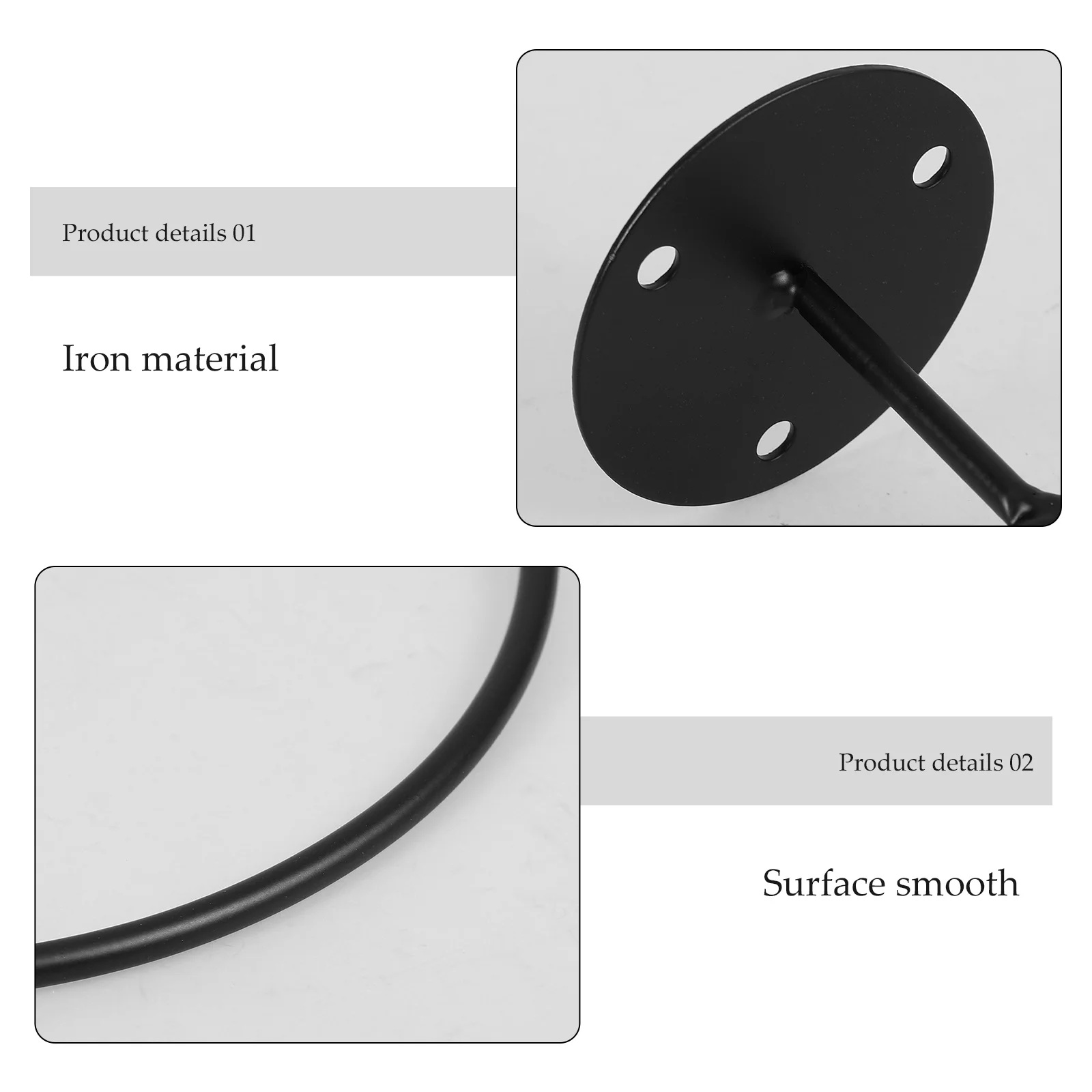 3 Pcs Ball Rack Soccer Balls Wall Mount Sports Iron Monitor Stand Bracket Racks Supporting Basketball Display Holder Rugby