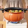 8L Pumpkin Micro Pressure Pot New Home Type Soup Pot Multifunctional Non Stick Pot Gas Stove Universal Soup Pot 4