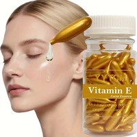 Vitamin E Serum Capsules, Single-Use Essence Capsules, Hydrating and Moisturizing Facial Skin, 90 Capsules/Bottle - 1 Bottle