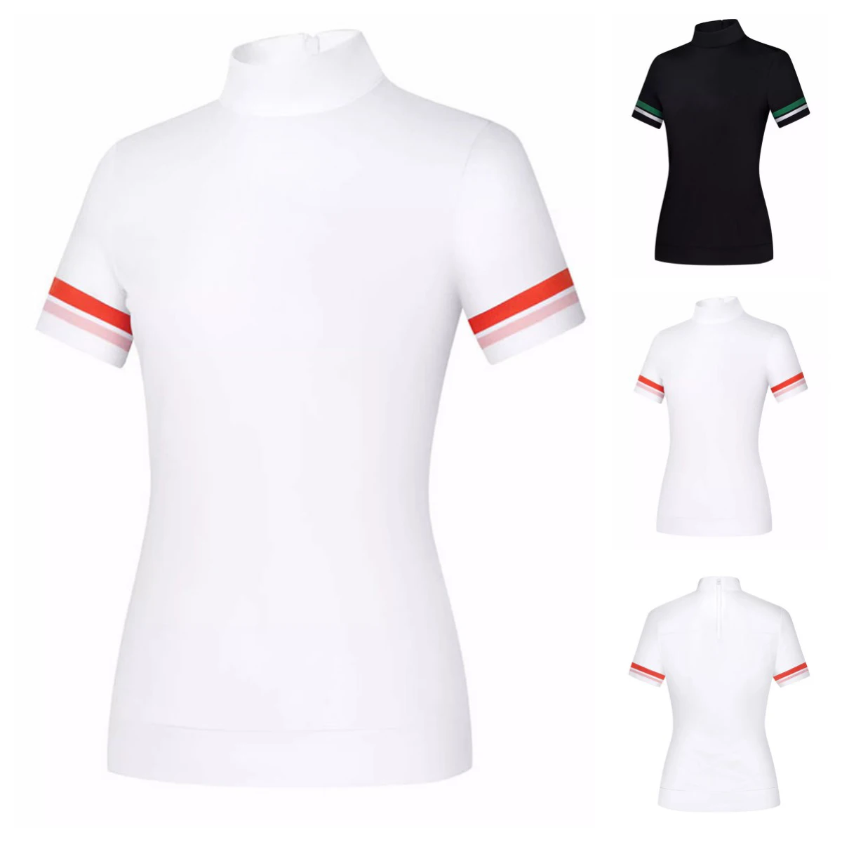 New Golf Women's Short sleeve Top Quick drying Breathable Sports Shirt Casual Round Neck Shirt Summer GOLF Ball Wear