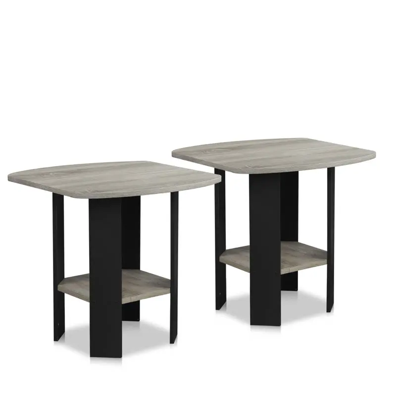 

Design End/Side Table, French Oak Grey, Set of 2 Chair for dining table Outdoor dining chairs Plywood chair Wooden chair Desk ch