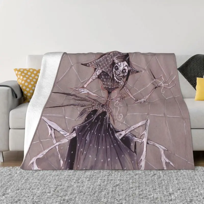 

Other Mother Coraline Skeleton Skull Horror Film Blanket Flannel Fleece Warm Throw Blankets for Home Bed Couch Bedspreads 1