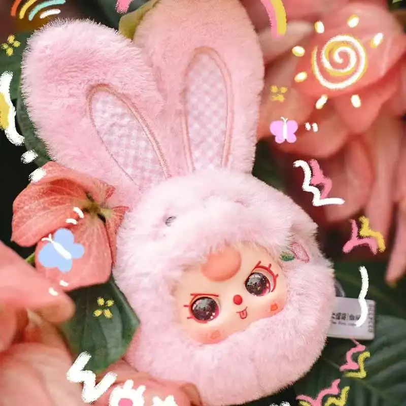 Babythree A Tiny Tot Animal Mini Head Plush Blind Box Series