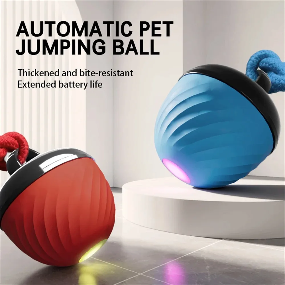 Interactive Pet Toy Automatic Ball with Rechargeable Tail