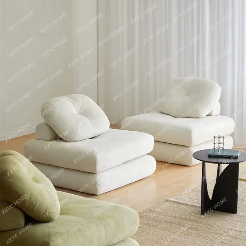 

Nordic Sheep Party Square Small Apartment Living Room Tofu Block Removable and Washable Tatami Module Single Sofa