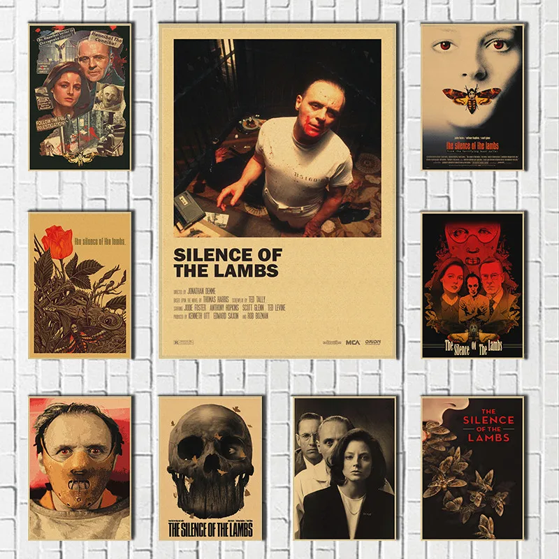 

The Silence Of The Lambs Movie Print Art Canvas Poster For Living Room Decor Home Wall Picture