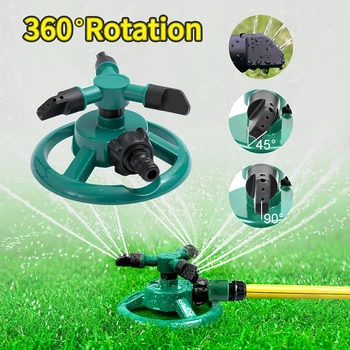 Ugello rotante automatico 360° regolabile per prato giardino irrigazione agricola sistema di irrigazione con innesto rapido risparmio d’acqua strumento ideale per cura giardino resistente duraturo facile da installare 1