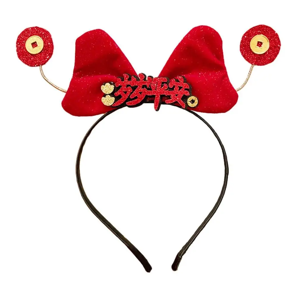 

Детский обруч для волос с кисточками, обруч для волос с красным бантом