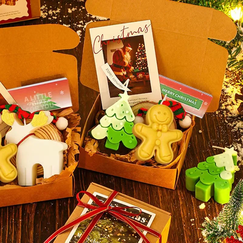 Soybean Wax Christmas Scented Candle Gift Set