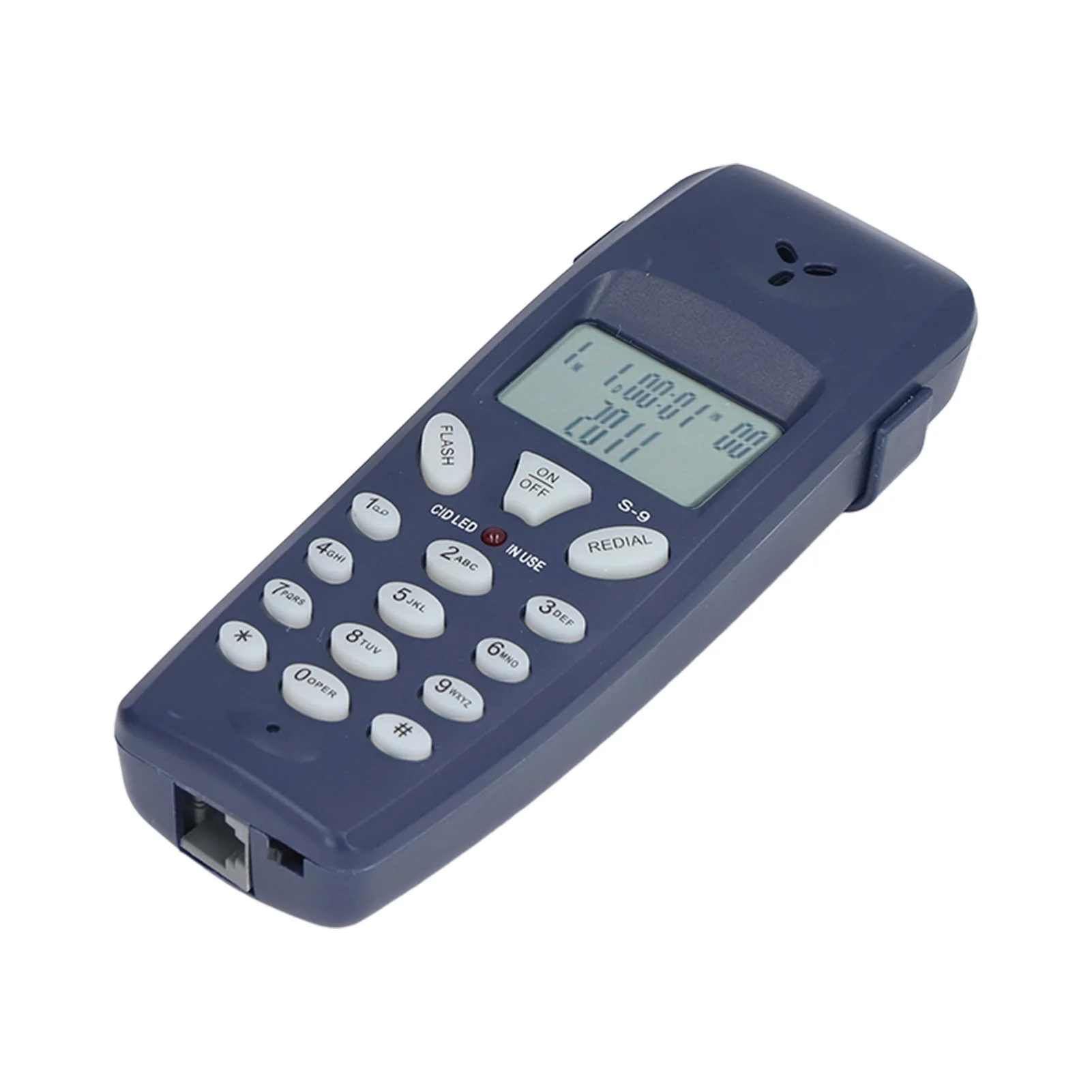 Premium Corded Telephone with LCD Display and Advanced Redial & Pause Features