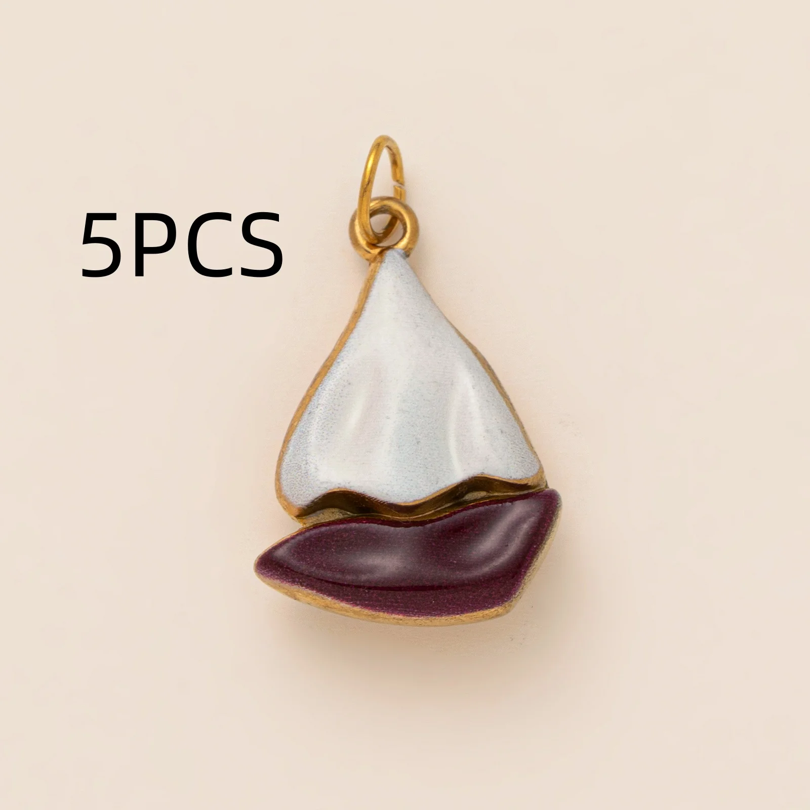 Großhandel 5 Stück/Los 18 Karat vergoldeter DIY-Schmuck, Edelstahl-Anhängerschmuck, Armbandherstellungszubehör, mehrere Stück-Kits – Detail 5