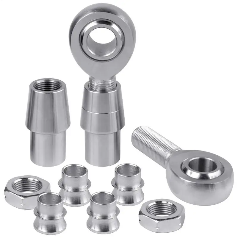 2pcs 3/4" Heim Joint Rod End Kit Rod Ends Chromoly Joints Rod End Left Right Thread Heim Joint End Kit With Spacer Car Accsesory