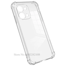 Shockproof Transparent Silicone Back Cover Case for OPPO A6 Pro 5G 4G (Transparent Case)