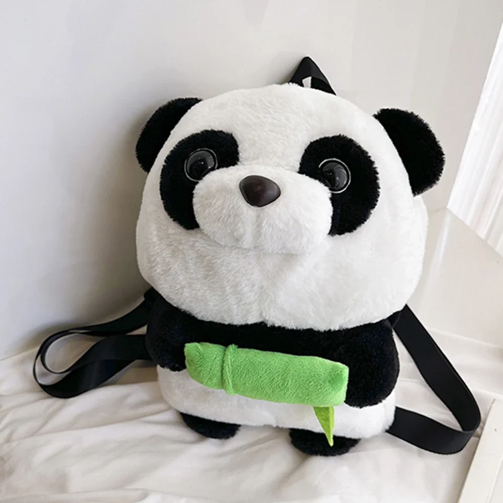 Panda Girl Dolls Backpack Casual Plush Children Adult Backpack